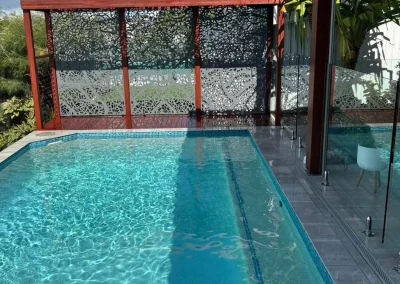 backyard pool landscaping Clayfield