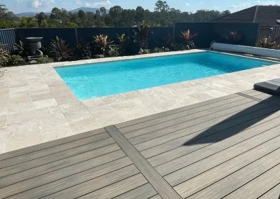 pool backyard landscaping Ascot