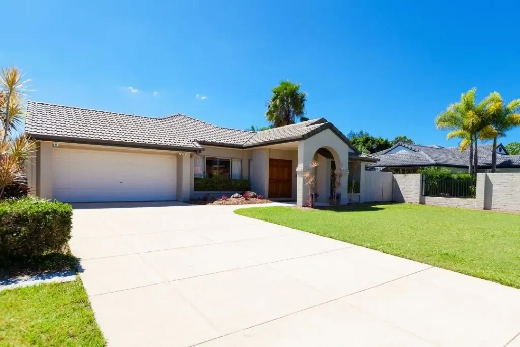 concrete driveway