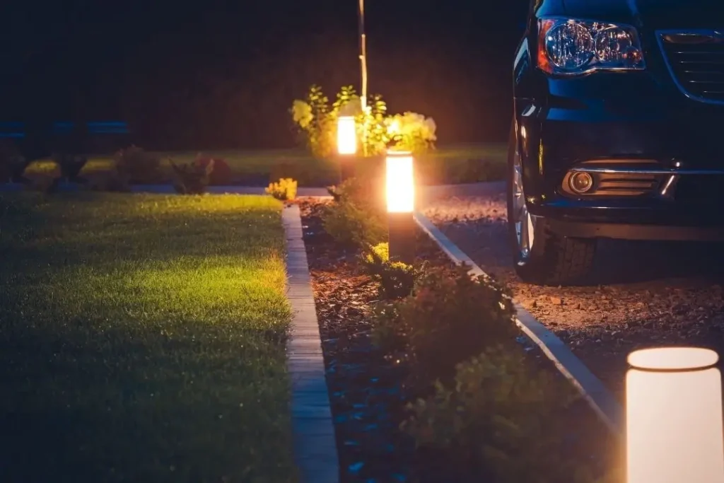 lighting along driveway